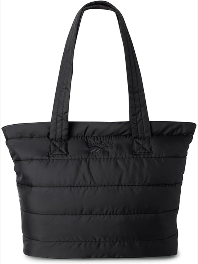 Oversized Lightweight Puffer Tote Bag With Zipper, Carry On Work Bag